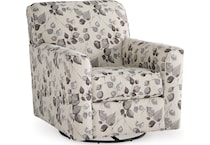 abney platinum accent chair   