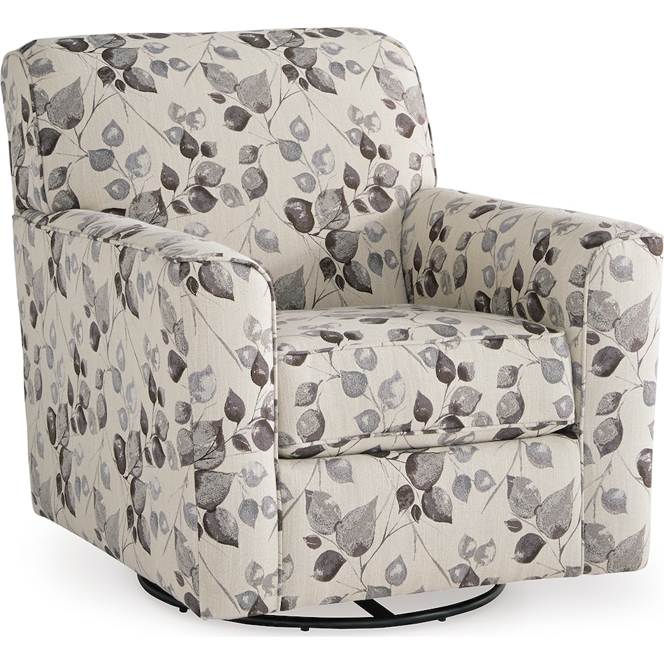 abney platinum accent chair   