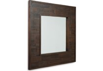 accent mirror brown mirror   