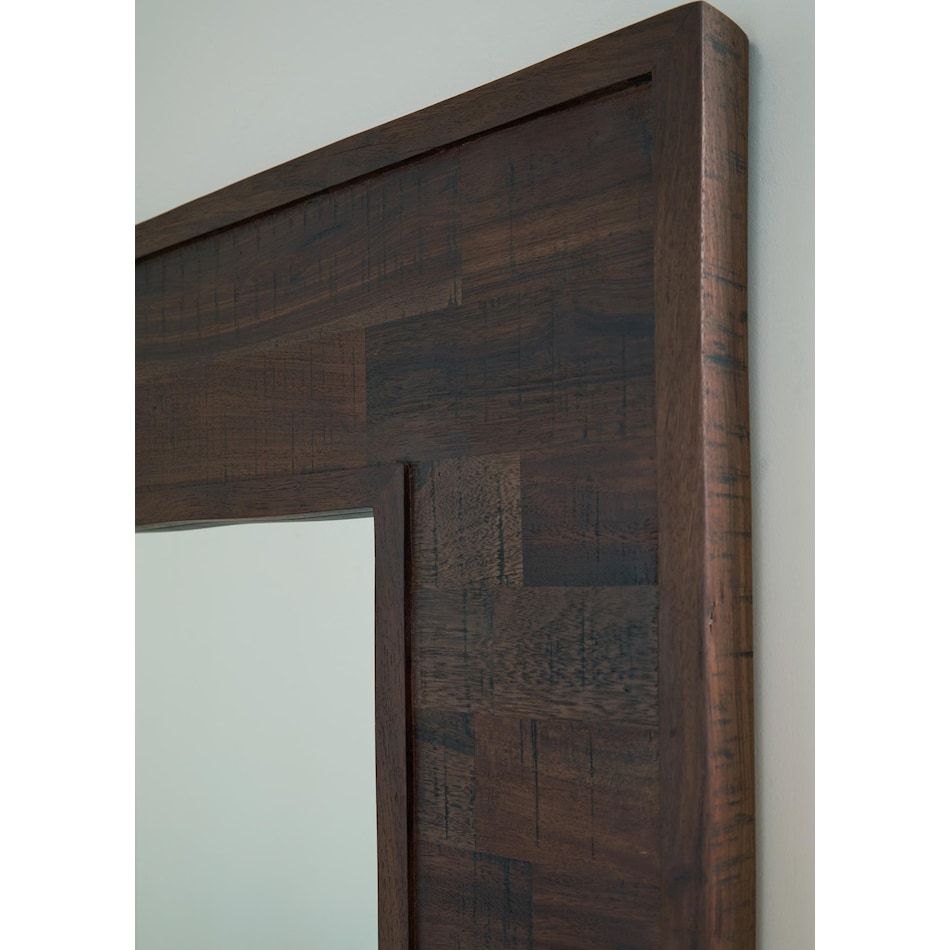 accent mirror brown mirror   