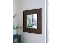accent mirror brown mirror   
