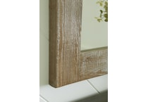 accent mirror distressed brown mirror   