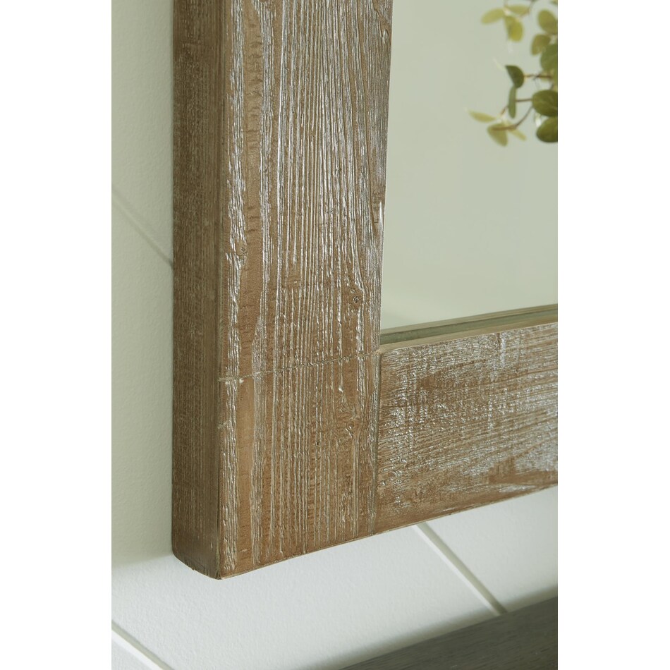 accent mirror distressed brown mirror   