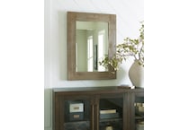 accent mirror distressed brown mirror   
