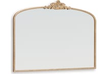 accent mirror gold finish mirror   