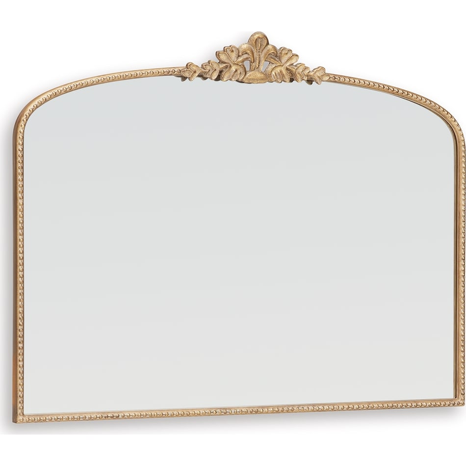accent mirror gold finish mirror   