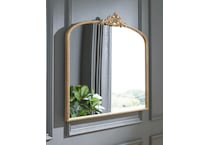 accent mirror gold finish mirror   