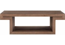 accents brown cocktail table   