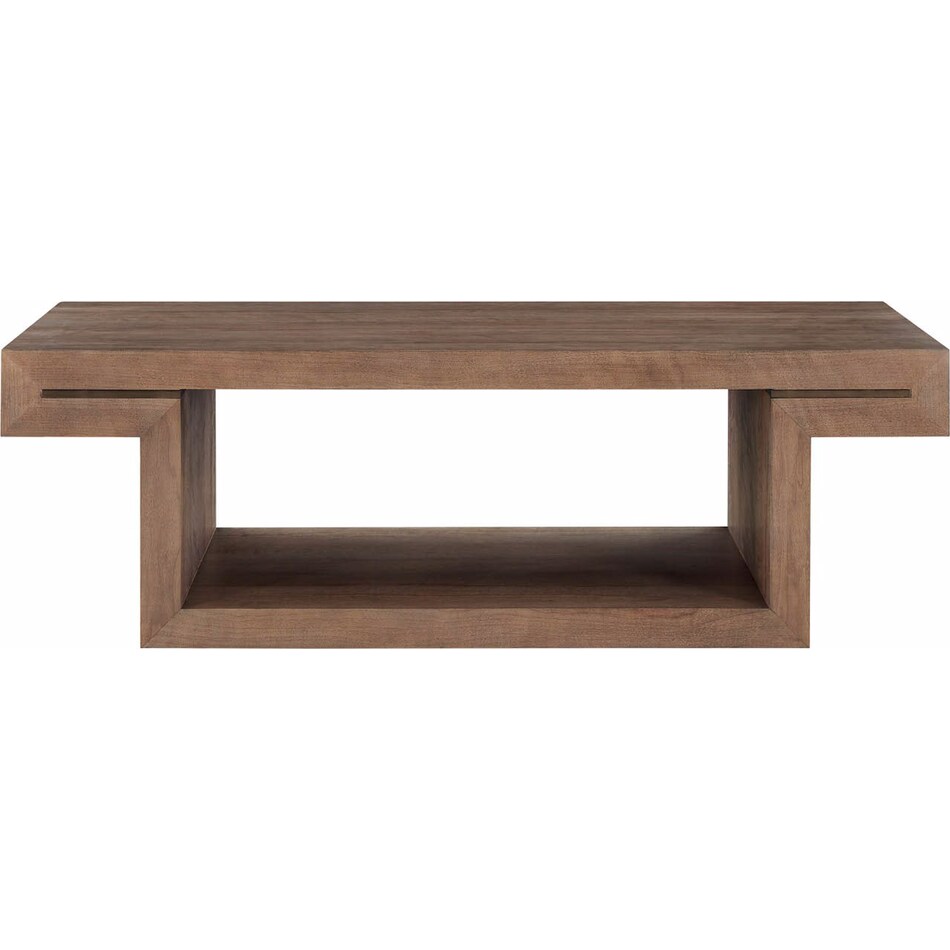 accents brown cocktail table   