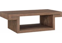 accents brown cocktail table   