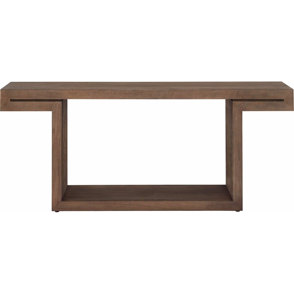accents brown sofa table   