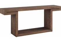 accents brown sofa table   