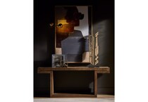 accents brown sofa table   