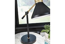 accessories black gold finish table lamp   