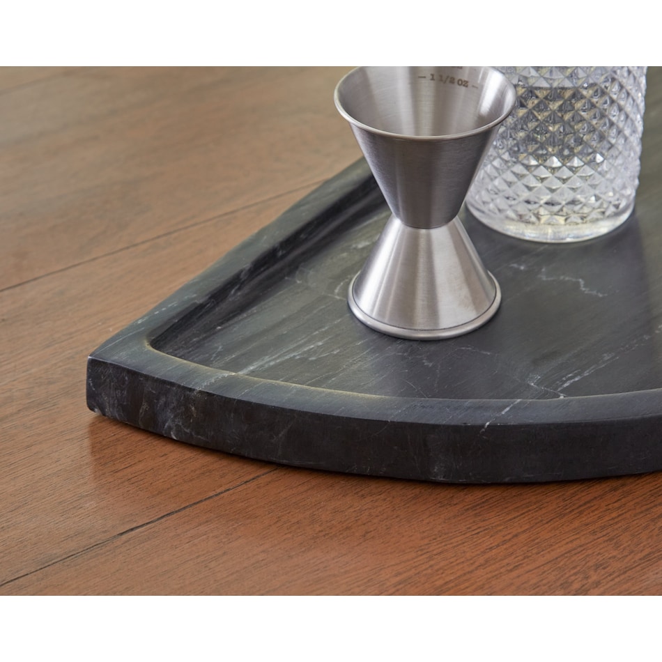 accessories black tray   