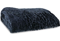 accessories blue throw blanket   