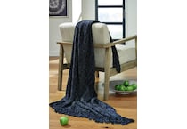 accessories blue throw blanket   