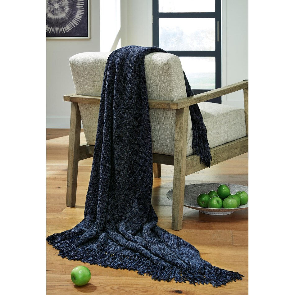 accessories blue throw blanket   