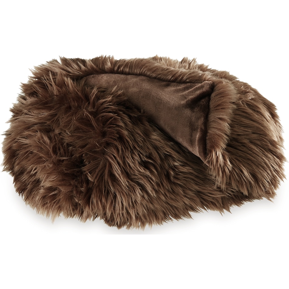accessories brown throw blanket   