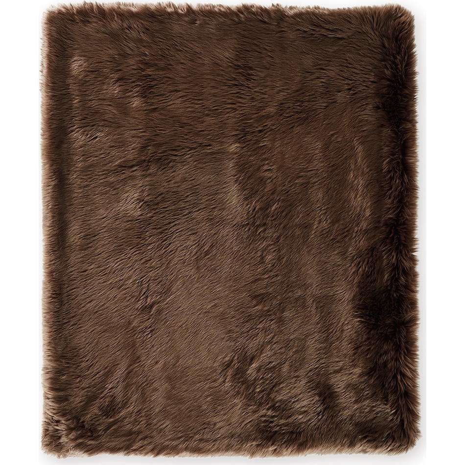 accessories brown throw blanket   
