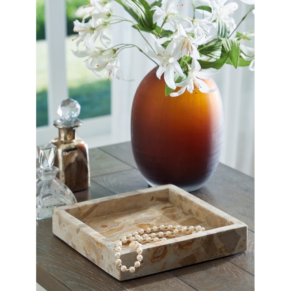 accessories brown tray   
