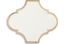 accessories gold finish mirror   