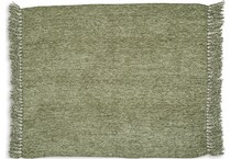 accessories green throw blanket   