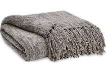 accessories grey throw blanket   