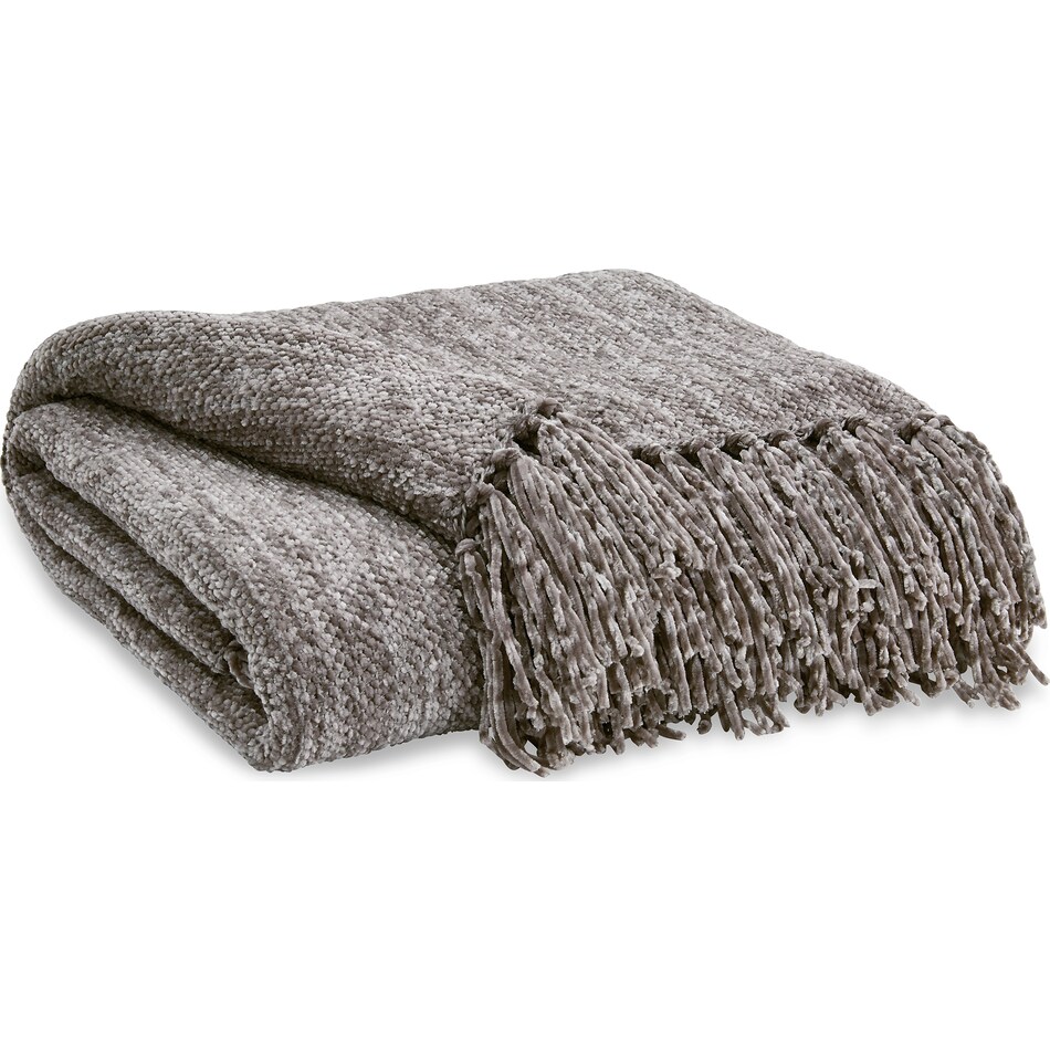 accessories grey throw blanket   