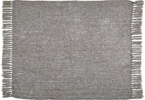 accessories grey throw blanket   