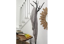 accessories grey throw blanket   