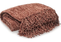 accessories rust throw blanket   