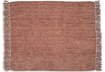 accessories rust throw blanket   