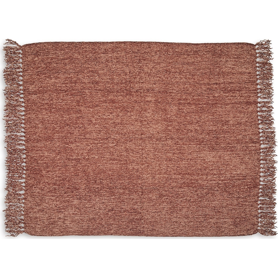 accessories rust throw blanket   