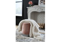 accessories white throw blanket   