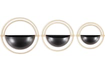 accessory  black gold finish wall hanging   