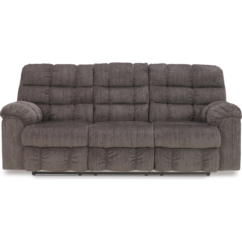 acieona slate reclining sofa   