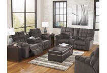 acieona slate reclining sofa   