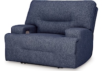 acklen place navy power recliner   