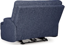 acklen place navy power recliner   