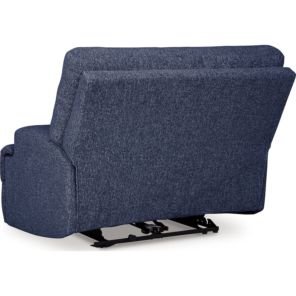 acklen place navy power recliner   