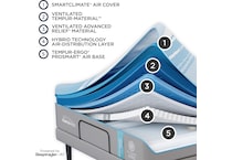 active breeze mattress split head cal king   