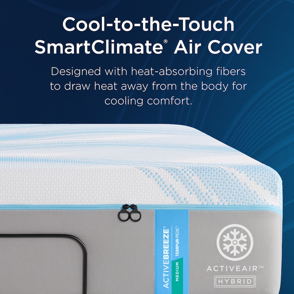 active breeze white mattress cal king   
