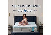 active breeze white mattress cal king   