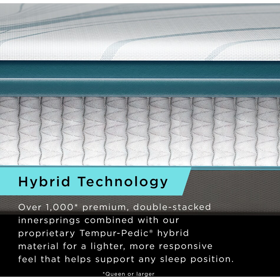 adapt  medium hybrid white mattress full   