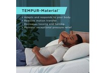 adapt  medium hybrid white mattress king   