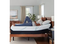 adapt  medium hybrid white mattress queen   