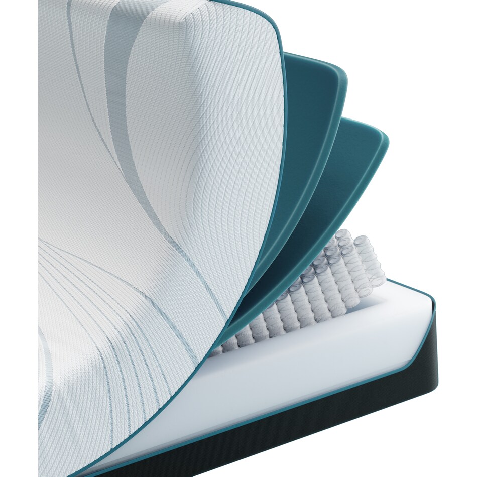adapt  medium hybrid white mattress twin   