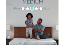 adapt  medium white mattress full   