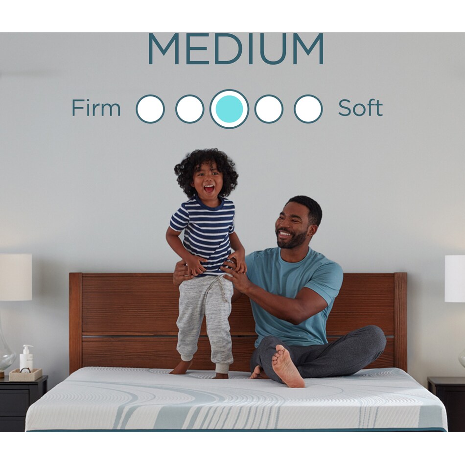 adapt  medium white mattress king   